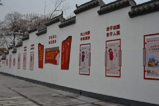 共青城墙体彩绘-乡村文化墙