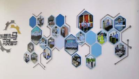 共青城文化墙最常见的做法。