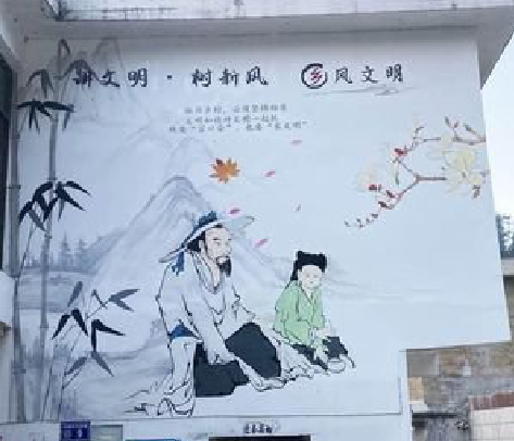 共青城分享几个墙绘保养知识。