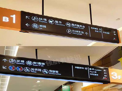 共青城如何通过商场标识牌引导客流分布？